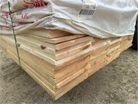 708 LF of 13/16x10 Pine Boards