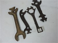 Antique farm implement wrenches