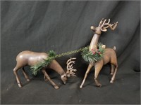 Pair Of Decorative Reindeer