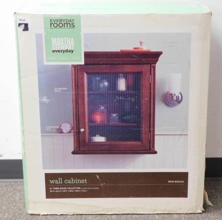 ** New Martha Stewart Wall Cabinet with Dark