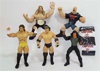 Vintage WWF Wrestling Articulated Action Figures