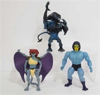 Vtg He-Man Skeletor, Kenner ALIENS Action Figures