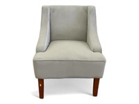 Elegant Swoop Arm Accent Chair