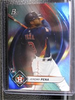 2022 BOWMAN PLATINUM JEREMY PENA HOLO RC