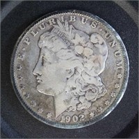 US Coins 1902-O Morgan Silver Dollar, circulated