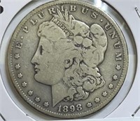 1898S Morgan Silver Dollar Nice