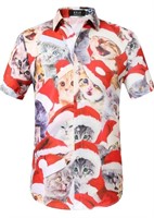 XL size SSLR Men's Santa Claus Party Tropical