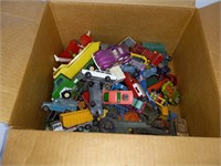 Box of small metal hot Wheels, Tonka & matchbox