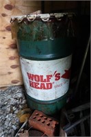 Wolfhead Grease Can-1/4 Full