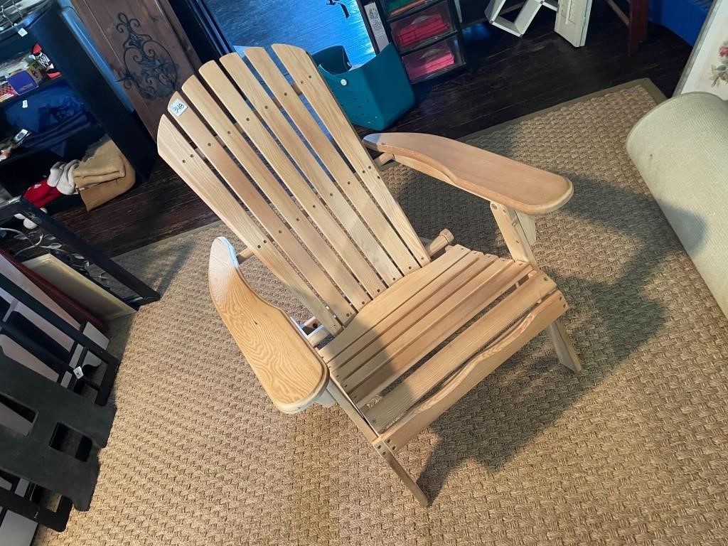 Nice Wooden Adirondack Chair