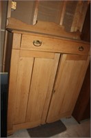 Vintage Wooden Cupboard 45.5x13.5x58H