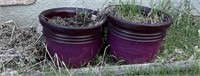 2 Large Outdoor Planters