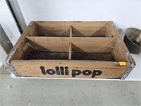 VTG Lolli Pop wooden crate