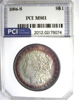 1884-S Morgan MS61 LISTS $13500