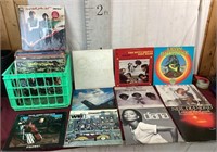 Assorted Lot Of Vintage Vinyl Record Albums