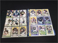 Binder of Chargers NFL cards