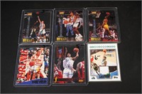 '94 NBA 6 CARD LOT FT. MEYER & O'BANNON AUTOGRAPHS