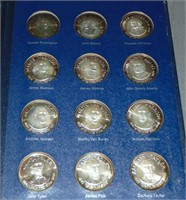 Franklin Mint Treasury of Presidential Medals.