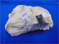 Natural Mineral Calcite With Inclusion Sample