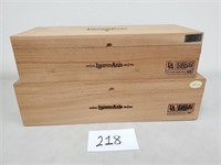 2 Legend Ario Large Wood Cigar Boxes (No Ship)