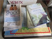 dr spock,atlases,an invisible thread,books etc