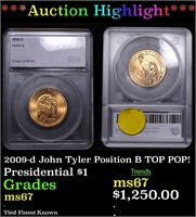 ***Auction Highlight*** 2009-d John Tyler Position