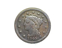 1845 Cent VG