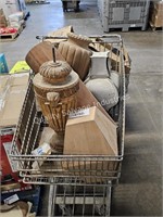 buggy of asst furniture pieces/parts