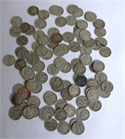 Mercury Silver Dimes 97 Coins Lot