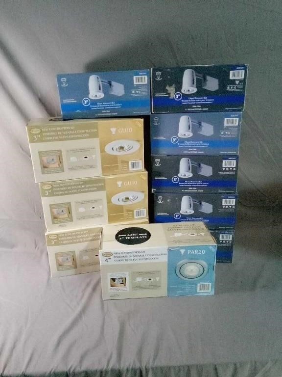 Large home lighting lot. 
Includes 6 home