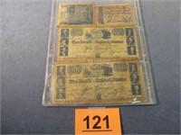 Coin  Replicas of Various Old Paper Money