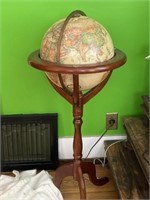 Globe And Stand 38" Tall And 15” Wide