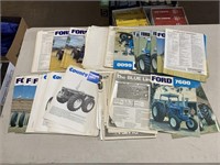 Qty Ford Dealership Tractor Brochures etc