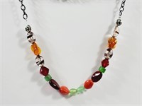 Beaded Necklace 19"