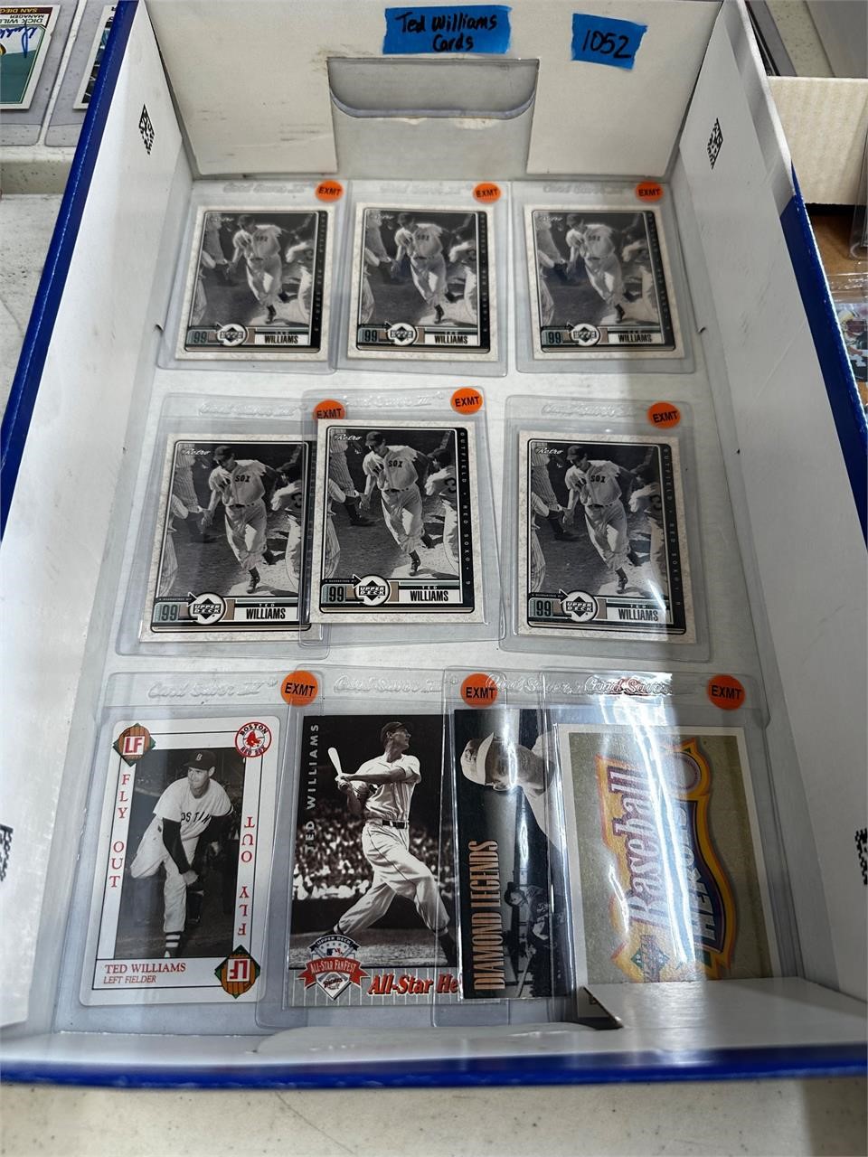 (10) Ted Williams Cards