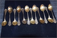 (12) Sterling Ice Cream Spoons