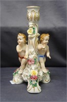 Cappodimonted Porcelain Candlestick