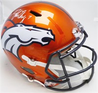 John Elway Autographed OrangeHelmet Beckett BAS