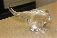 Signed Crystal Elephant