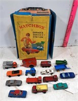 1966 Matchbox Garage & Cars