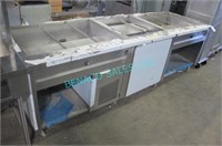 1X, 110", 8 WELL HOT & COLD BUFFET (6 HOT, 2 COLD)