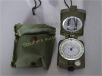 Military Travel compass with Pouch.