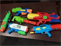 Assortment of Nerf Guns & Water Guns