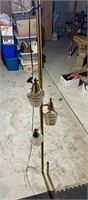Mid Century Modern Tension Rod Pole Lamp.