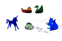 Swarovski & Pilgrim Glass Animal Figurines