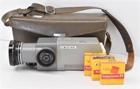 Leicina 8mm Movie Camera w/ Leitz Case & Film