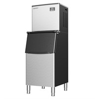 EUHOMY Commercial Ice Maker 400Lbs/24H