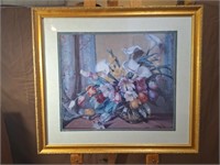 V.A. Richmayer Still Life w/ Callalilies Framed