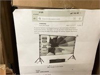 150IN indoor/outdoor projection screen