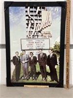 RAT PACK FRAMED POSTER 38" x 28"